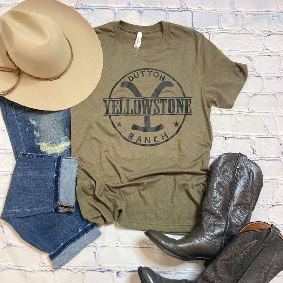 Yellowstone - Dutton Yellowstone Ranch T-Shirt‎ - Picture 1 of 1